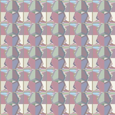 Geometrik şekilli kusursuz desen. vektör illüstrasyonu