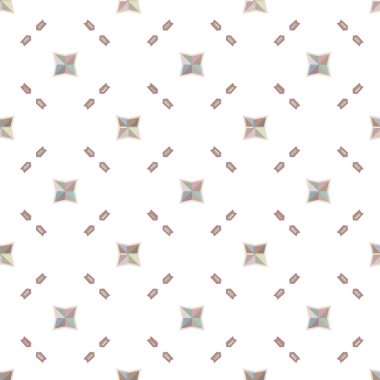 Geometrik şekilli kusursuz desen vektör çizimi