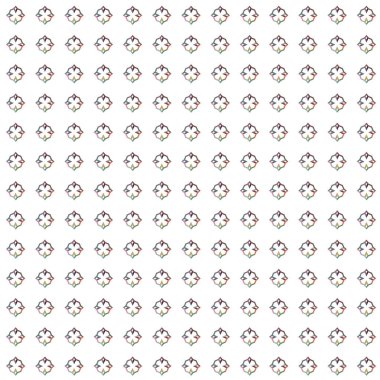 Geometrik şekilli kusursuz desen vektör çizimi