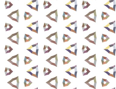 Geometrik şekilli kusursuz desen vektör çizimi