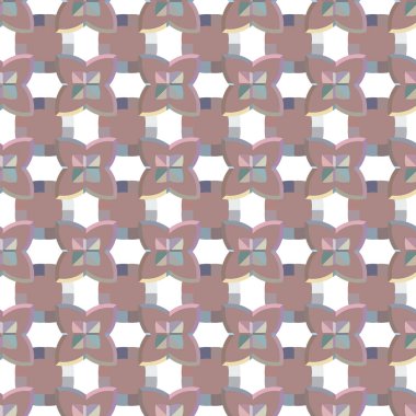 geometrik şekilli kusursuz desen