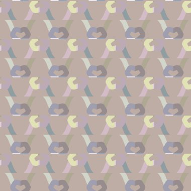 Geometrik şekilli kusursuz desen vektör çizimi