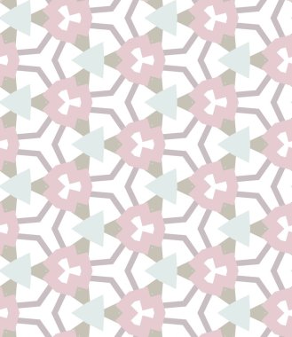 Geometrik şekilli kusursuz desen vektör çizimi