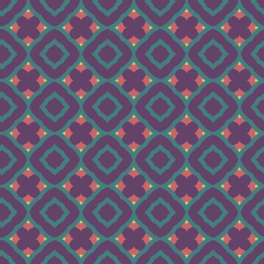 Geometrik şekilli kusursuz desen. vektör illüstrasyonu