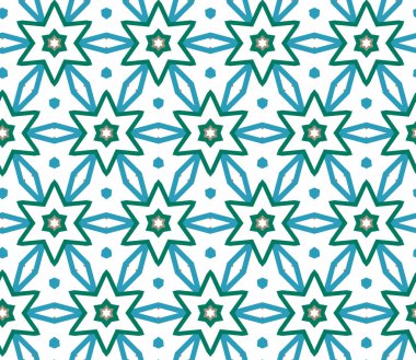 Geometrik şekilli kusursuz desen vektör çizimi