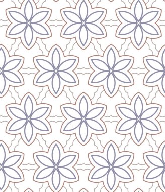 Geometrik şekilli kusursuz desen. vektör illüstrasyonu