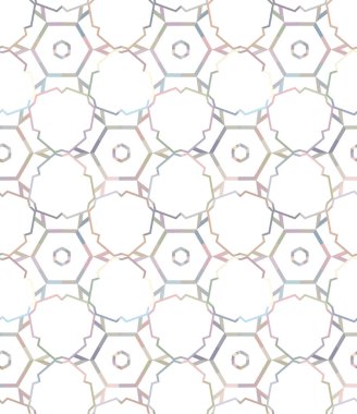 Geometrik şekilli kusursuz desen vektör çizimi