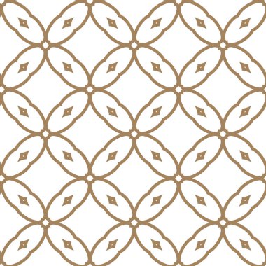 Geometrik şekilli kusursuz desen vektör çizimi