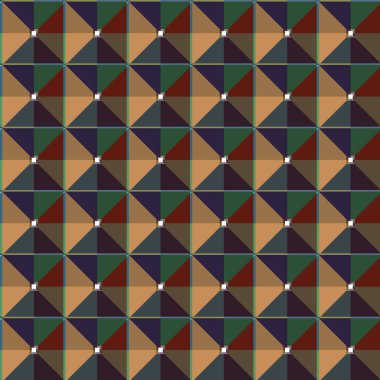 Geometrik şekilli kusursuz desen vektör çizimi