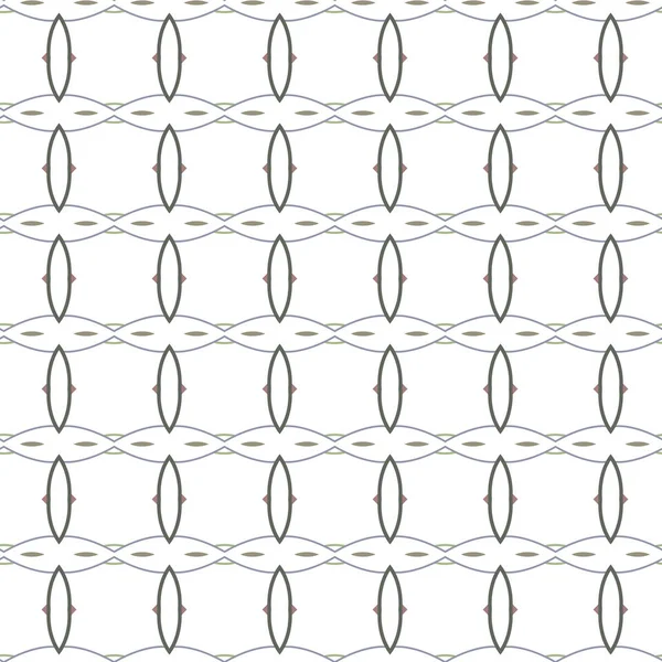 Patrón Sin Costura Con Formas Geométricas Vector Ilustración — Vector de stock