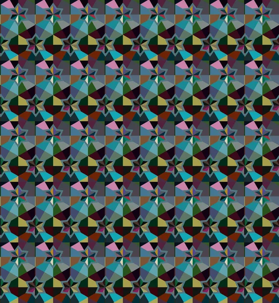 Geometrik şekilli kusursuz desen vektör çizimi