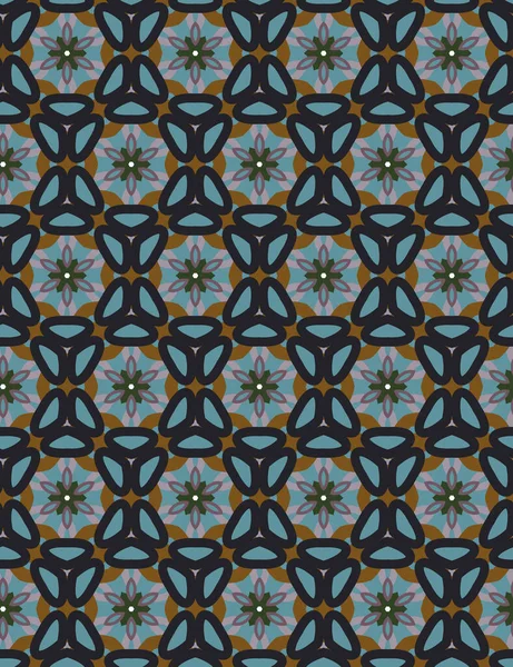 Geometrik şekilli kusursuz desen vektör çizimi