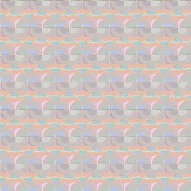 Geometrik şekilli kusursuz desen vektör çizimi