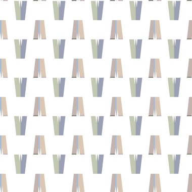 Geometrik şekilli kusursuz desen vektör çizimi