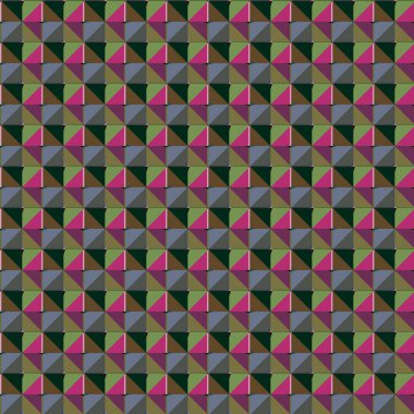 Geometrik şekilli kusursuz desen vektör çizimi