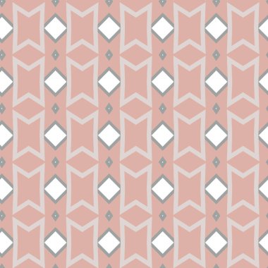 Geometrik şekilli kusursuz desen vektör çizimi