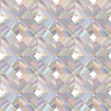 Geometrik şekilli kusursuz desen vektör çizimi