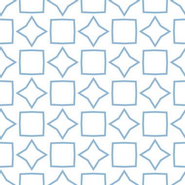 Geometrik şekilli kusursuz desen vektör çizimi