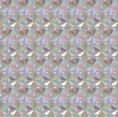 Geometrik şekilli kusursuz desen vektör çizimi