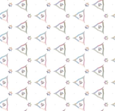 Geometrik şekilli kusursuz desen vektör çizimi