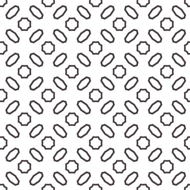 Geometrik şekilli kusursuz desen vektör çizimi