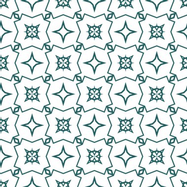 Geometrik şekilli kusursuz desen vektör çizimi