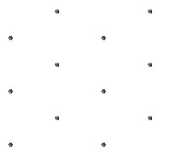 Geometrik şekilli kusursuz desen vektör çizimi