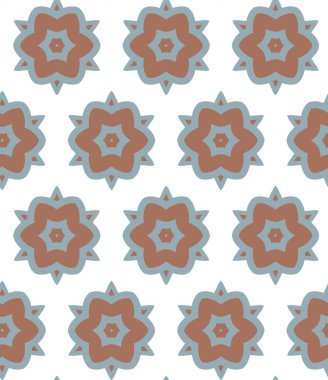 Geometrik şekilli kusursuz desen vektör çizimi