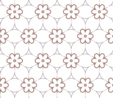 Geometrik şekilli kusursuz desen vektör çizimi