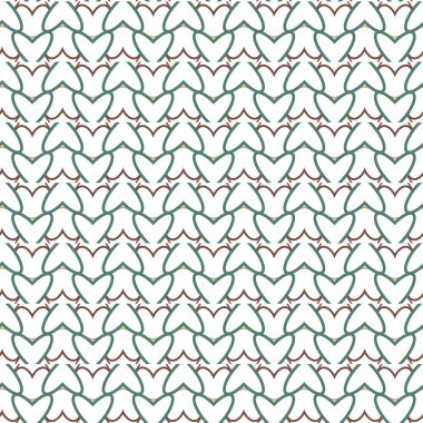 Geometrik şekilli kusursuz desen vektör çizimi
