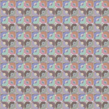 Geometrik şekilli kusursuz desen vektör çizimi