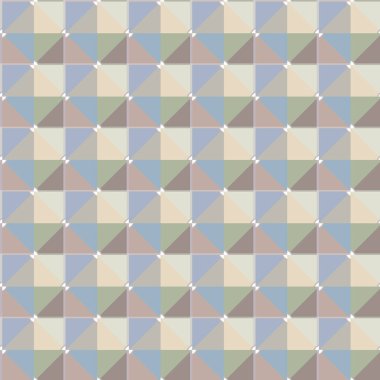 Geometrik şekilli kusursuz desen vektör çizimi