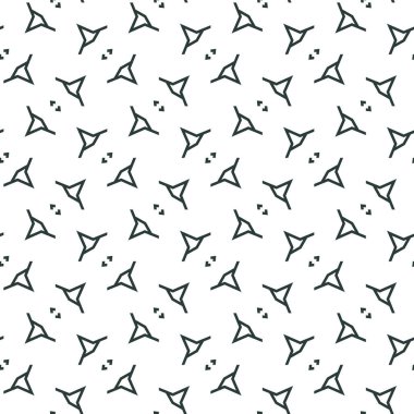 Geometrik şekilli kusursuz desen vektör çizimi