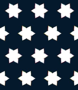 Geometrik şekilli kusursuz desen vektör çizimi