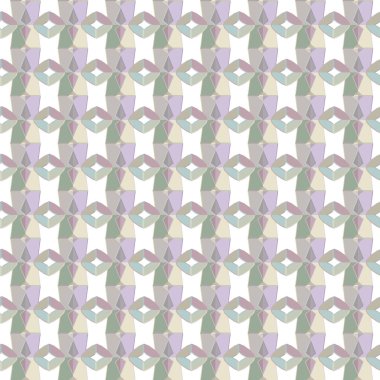 Geometrik şekilli kusursuz desen vektör çizimi