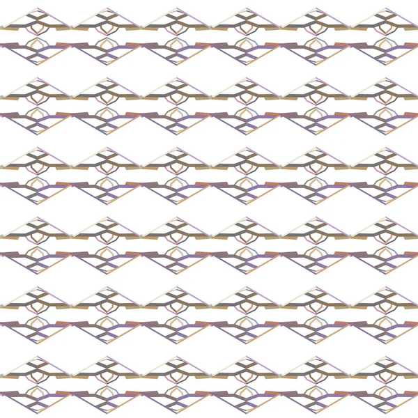 Modello Senza Soluzione Continuità Con Forme Geometriche Illustrazione Vettoriale — Vettoriale Stock