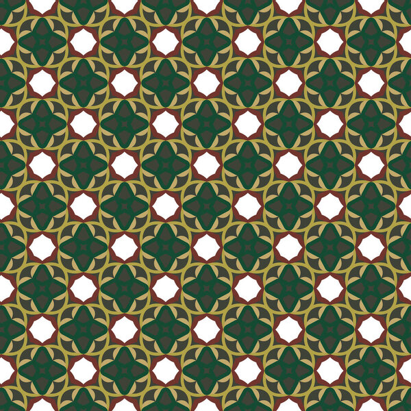 seamless pattern with geometric shapes vector illustration