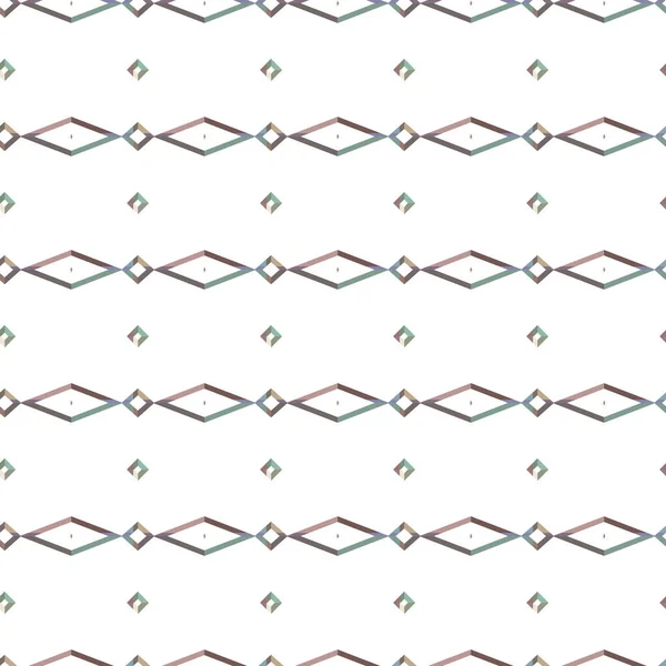 Nahtloses Muster Mit Geometrischen Formen — Stockvektor