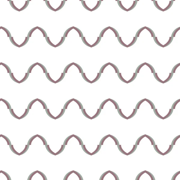 Nahtlose Muster Mit Geometrischen Formen Vektorillustration — Stockvektor