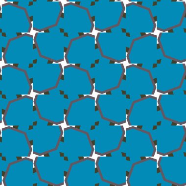 Geometrik şekilli kusursuz desen vektör çizimi