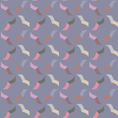 Geometrik şekilli kusursuz desen vektör çizimi