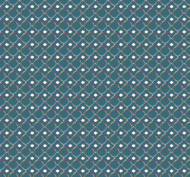 Geometrik şekilli kusursuz desen vektör çizimi