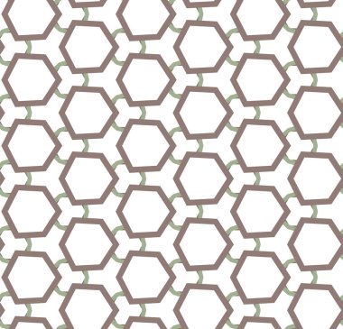 Geometrik şekilli kusursuz desen. vektör illüstrasyonu