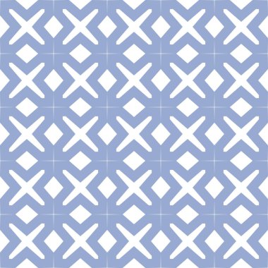 Geometrik şekilli kusursuz desen vektör çizimi