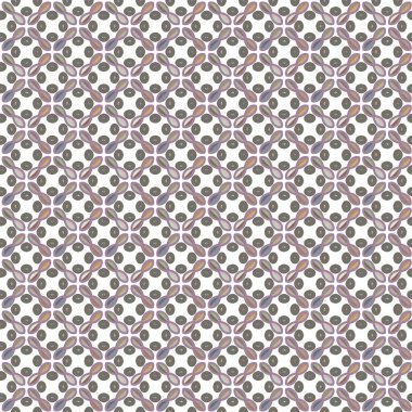 Geometrik şekilli kusursuz desen vektör çizimi