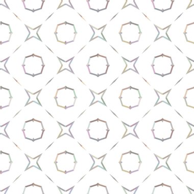 Geometrik şekilli kusursuz desen vektör çizimi