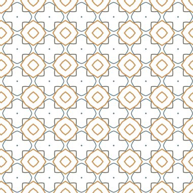 Geometrik şekilli kusursuz desen vektör çizimi