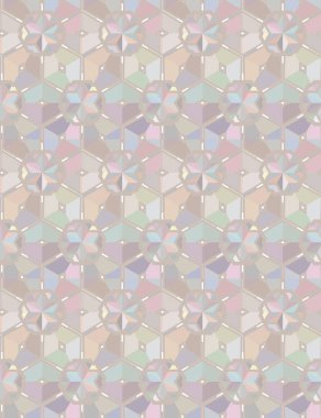 Geometrik şekilli kusursuz desen vektör çizimi