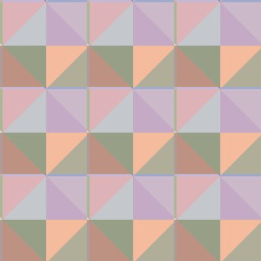 Geometrik şekilli kusursuz desen vektör çizimi