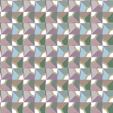 Geometrik şekilli kusursuz desen vektör çizimi